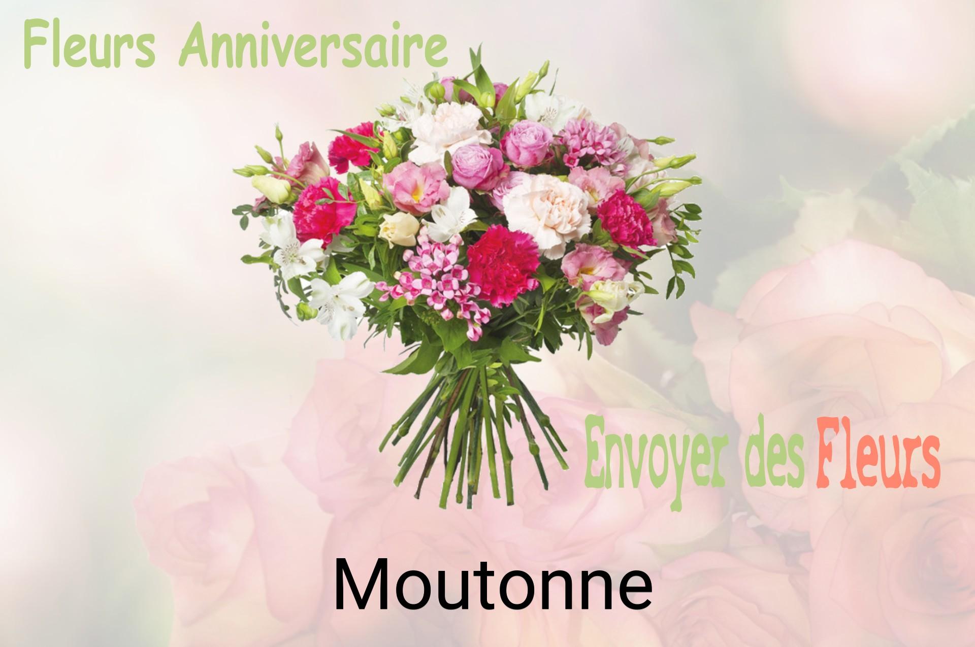 Bouquet de fleurs d’anniversaire livré à Moutonne