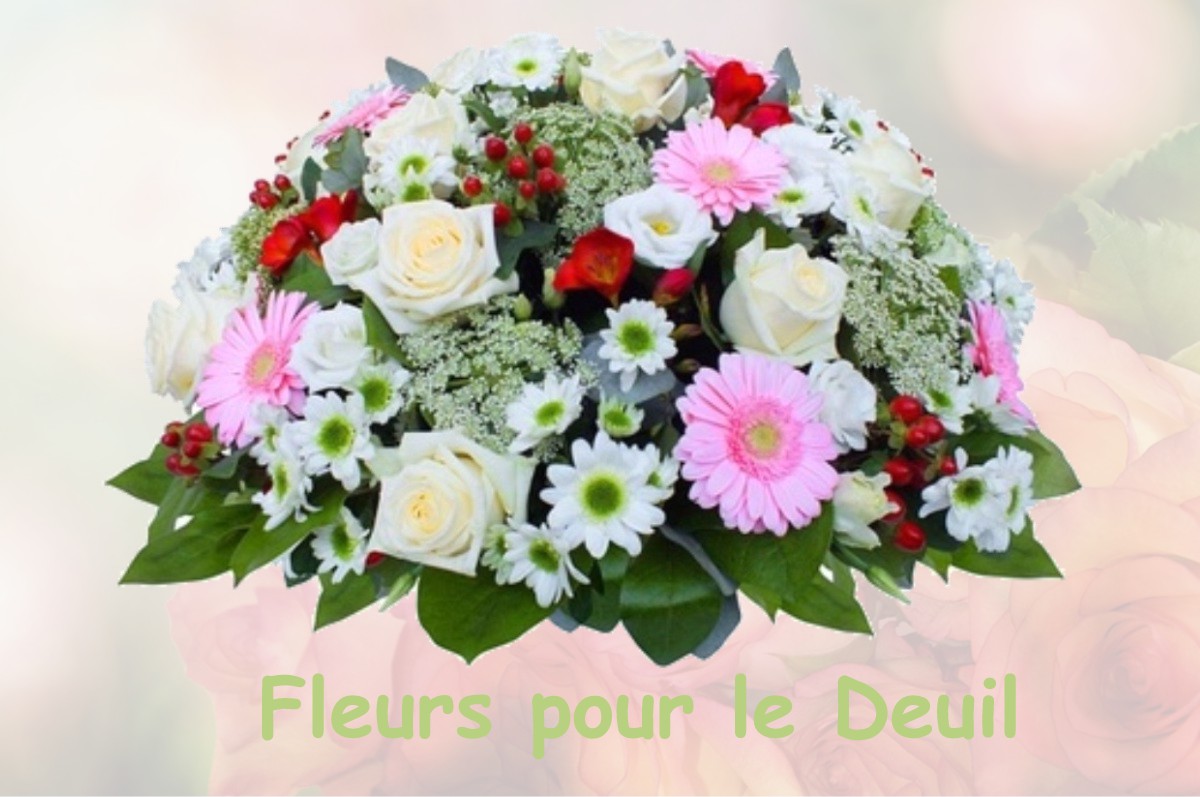 fleurs deuil MOUTONNE